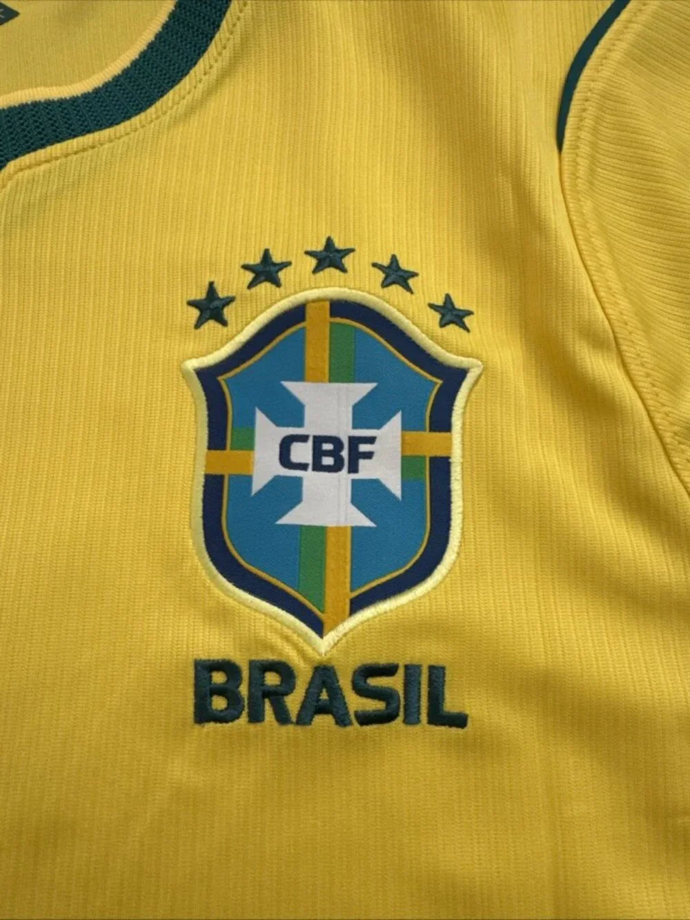 Adult Mens VINI JR 2026 World Cup Soccer Jersey Yellow - Picture 3 of 5